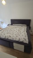 Bockspringbett grau