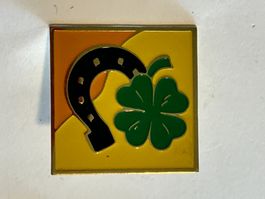 1 Pin Hufeisen & Kleeblatt