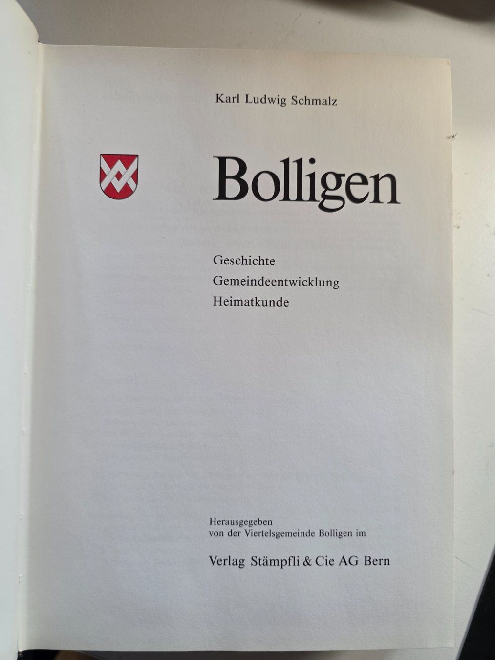 Libri: Heimat Buch Bolligen - K. L. Schmalz - 1982 – Usato da Walterswil BE venduto da Lonitti 3