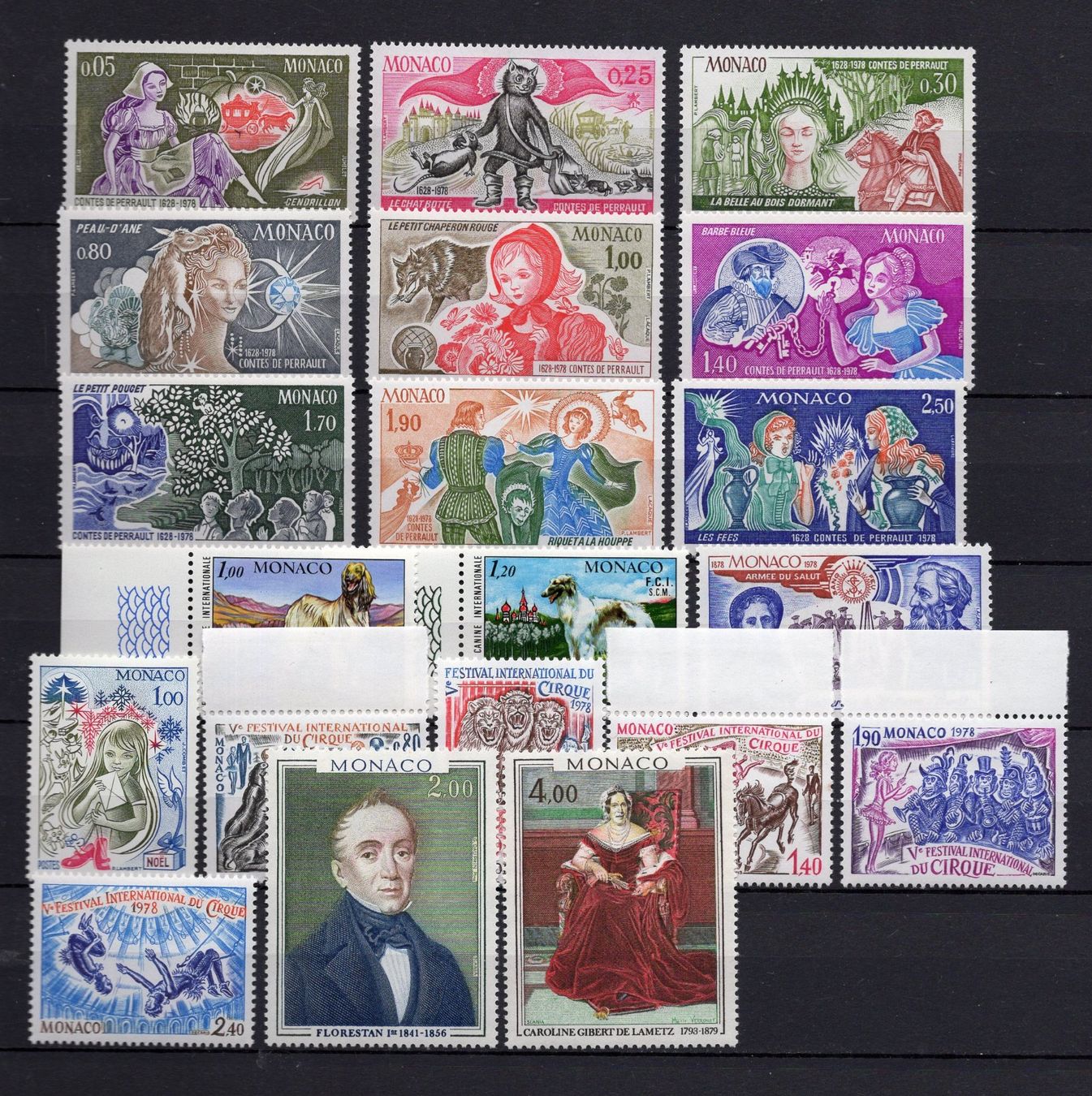 Alle Briefmarken: R6248  /  MONACO 1978 neufs XX – Neu (gemäss Beschreibung) aus Ste-Croix von MONT-TAGNAC 1