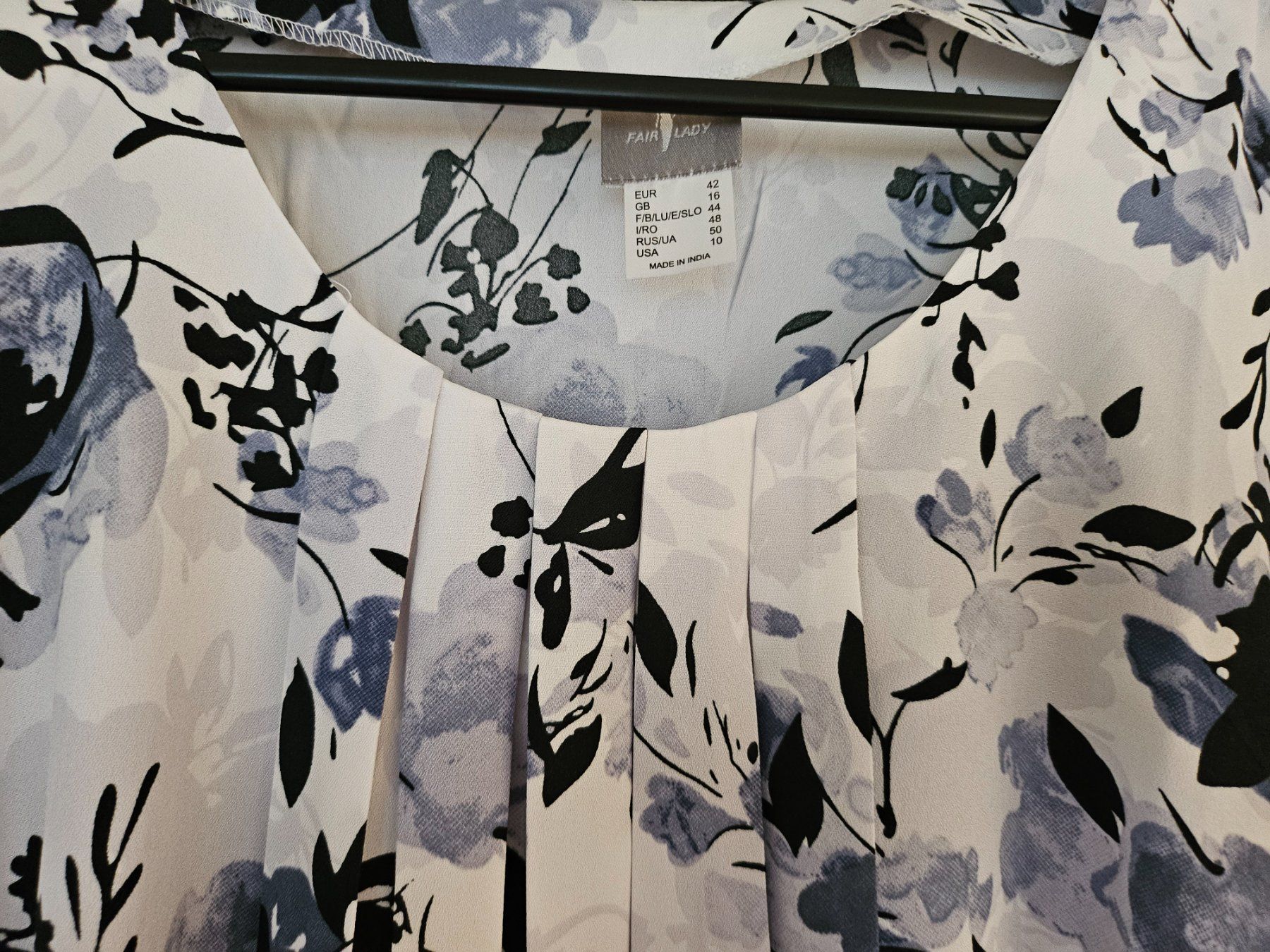 Camicette: Top/Bluse Chiffon Blumen ,Fairlady,Gr.42,NEU – Usato da Siblingen venduto da Vany_McDougall 4