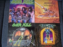 Overkill / Testament /Assassin - 80s Thrash Metal LPs