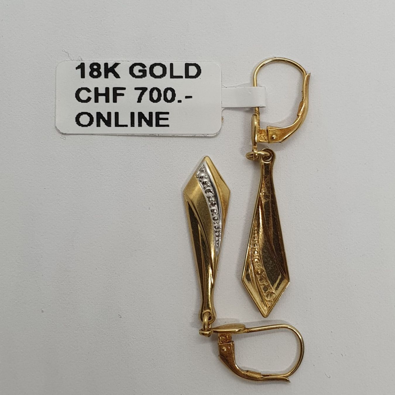Ohrringe & -stecker: Echt 18K Gold Ohrhänger – Gebraucht aus Luzern von Goldhaus-Luzern 3