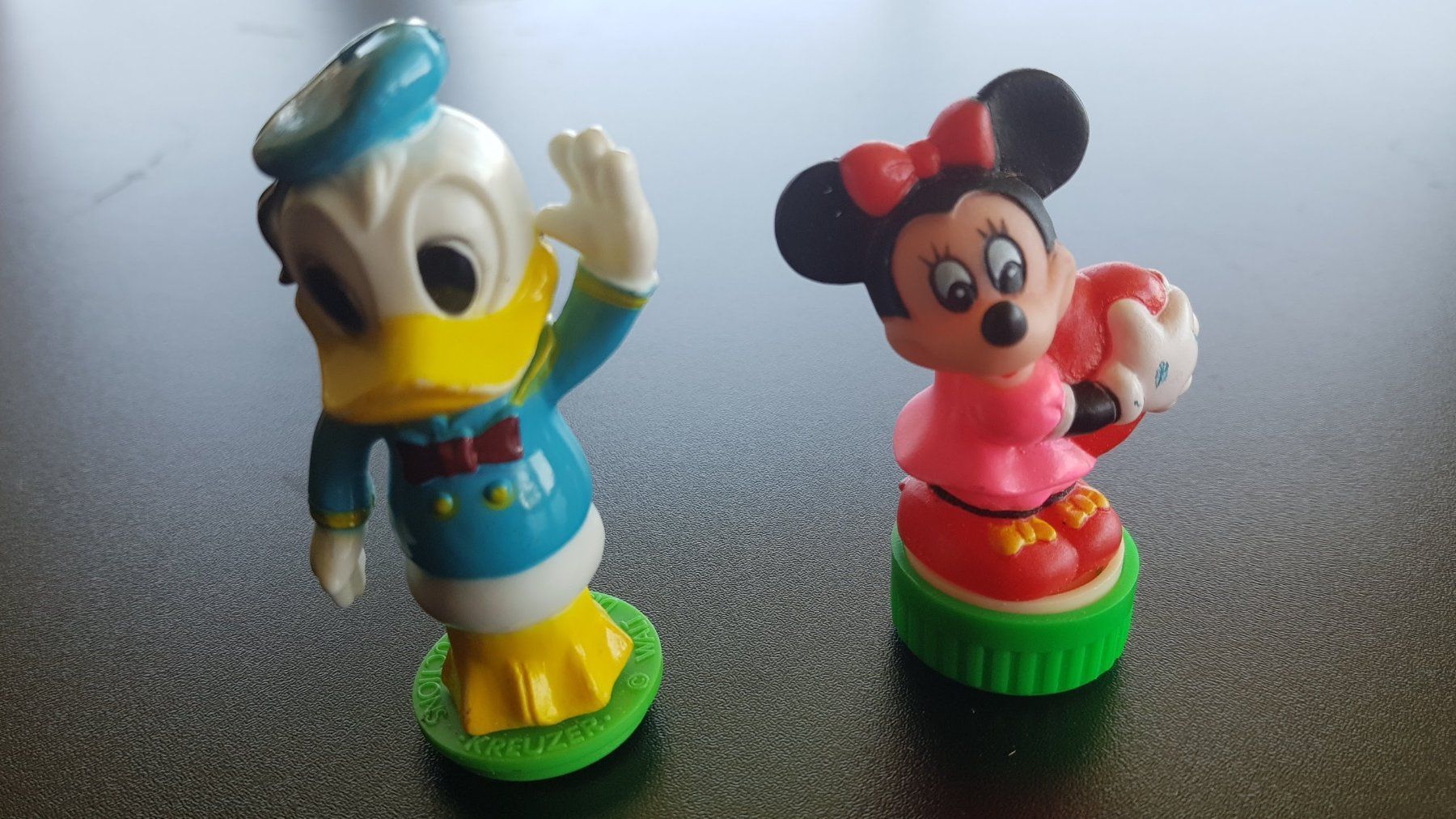 Disney Statuette: Donald Duck + Mini Maus - 2 Stempel 1980er – Usato da Mörschwil venduto da lindaswunderkiste 3