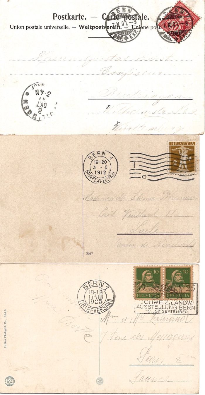 Cartoline postali: AK Bern coloriert – Usato da Brunnadern venduto da eichmann.anton 1