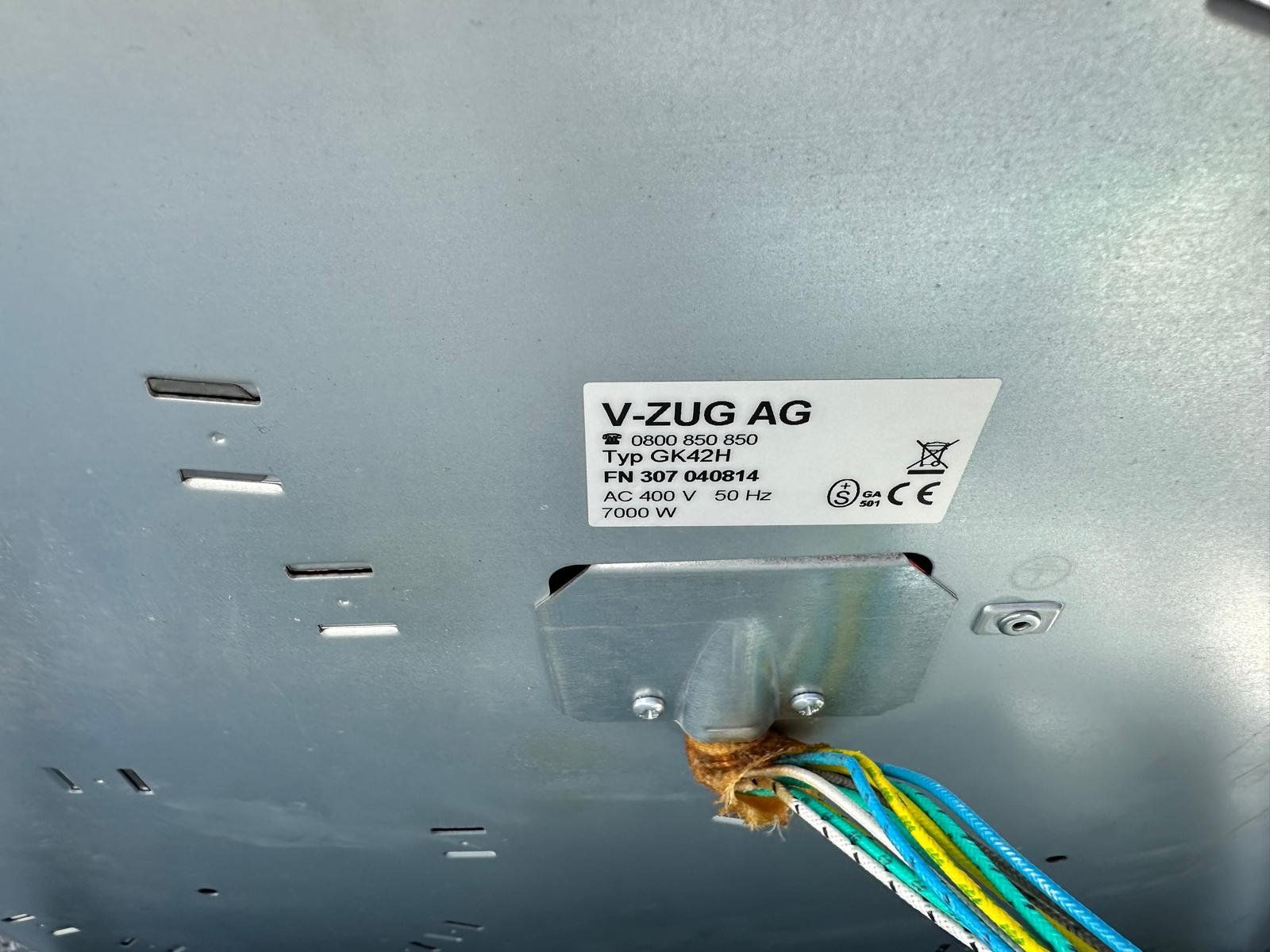 V-Zug Forni: Backofen mit Glaskeramik V-ZUG – Usato da Spreitenbach venduto da Space_X 7