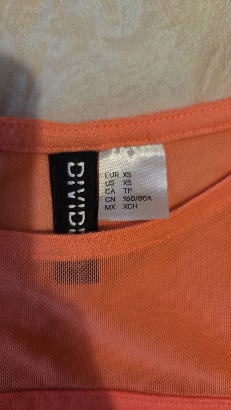 H&M Top: H&M Top Oberteil Neon Orange – Nuovo (secondo la descrizione) da Zug venduto da opo_cy5d 1