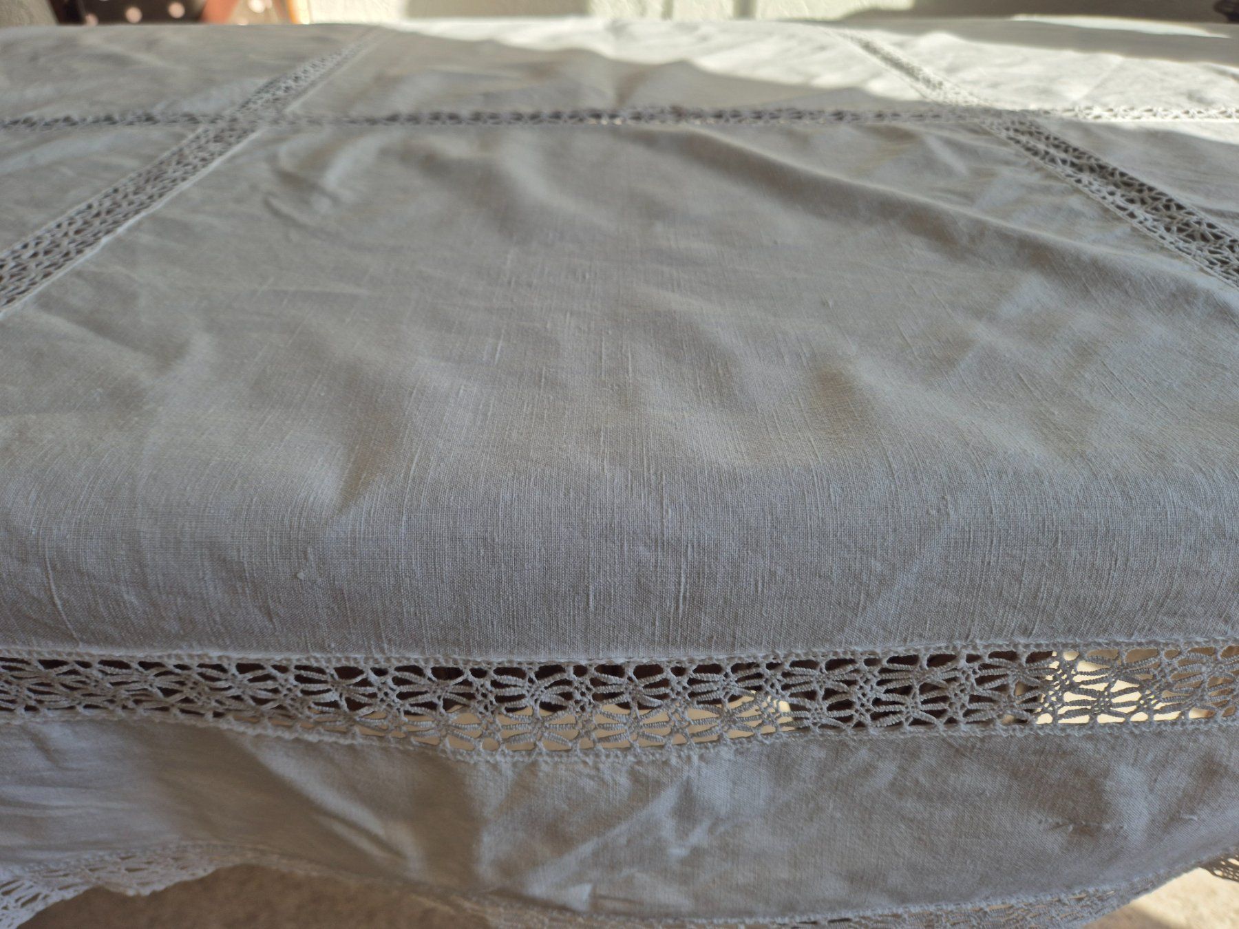 Sonstige Tischwäsche: Tischdecke, Halbleinen, Vintage! – Gebraucht aus Bern von aronari 5