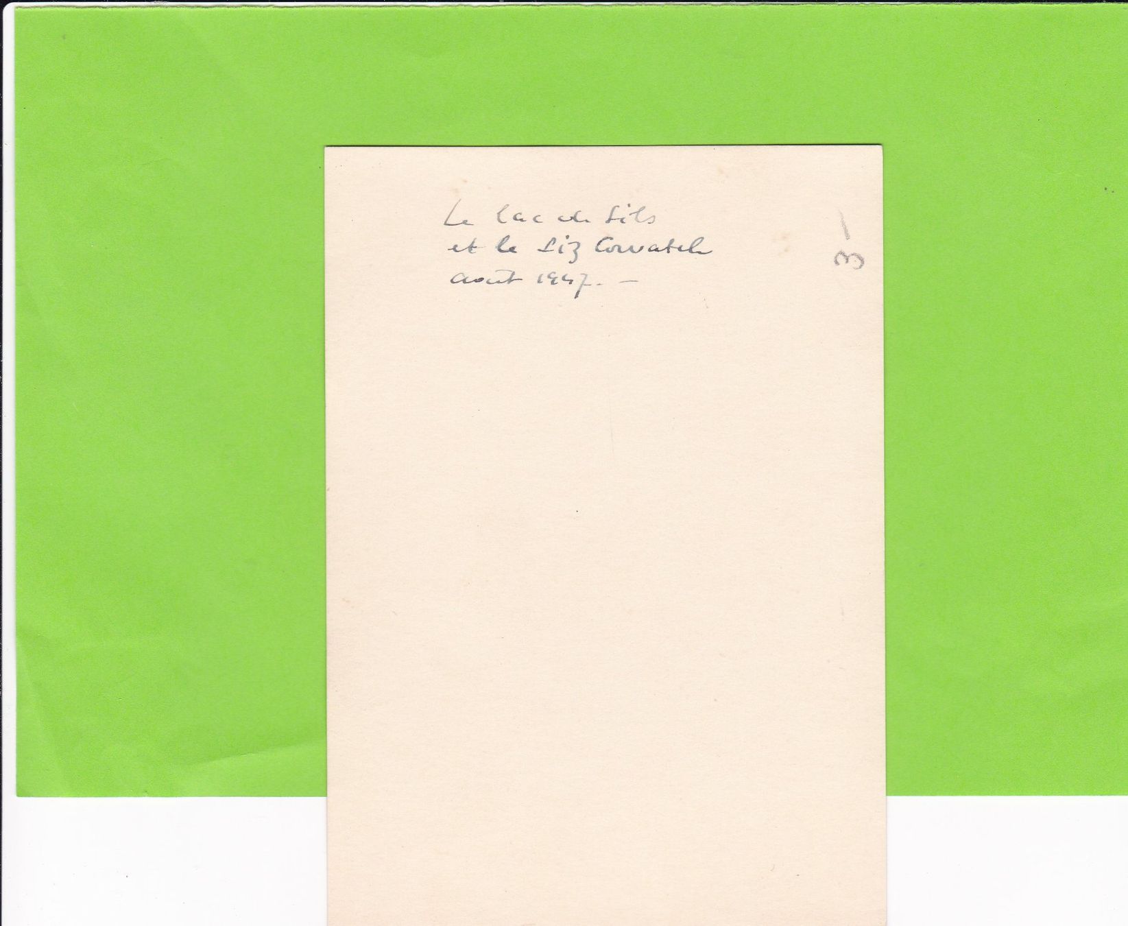 Cartoline postali: Silsersee-Privataufnahme – Usato da St. Peterzell venduto da neckertal 1