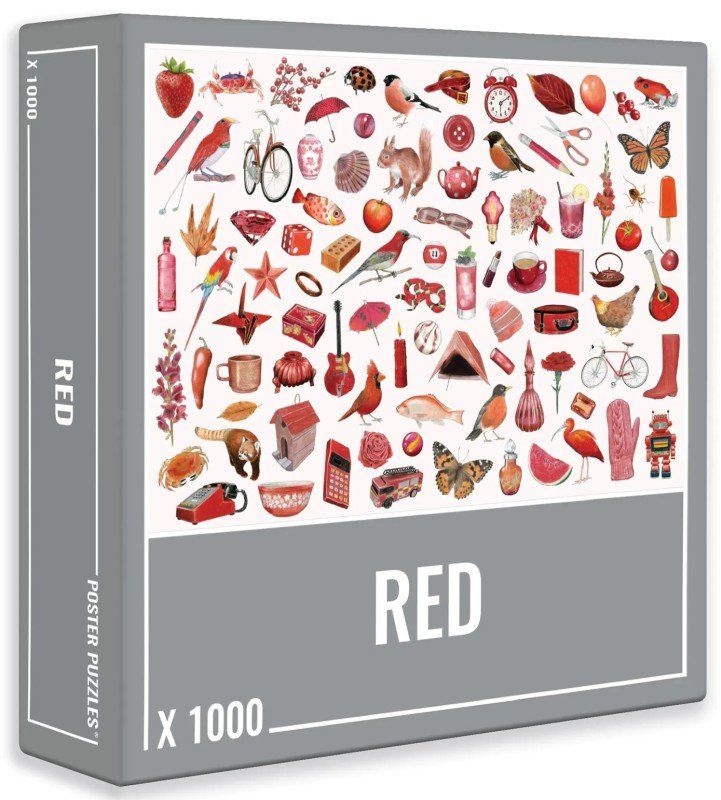 Puzzles: Puzzle Rot - 1000 Teile von Cloudberries. Cloudberries ist e – Neu und originalverpackt aus Uster von Ludit 1