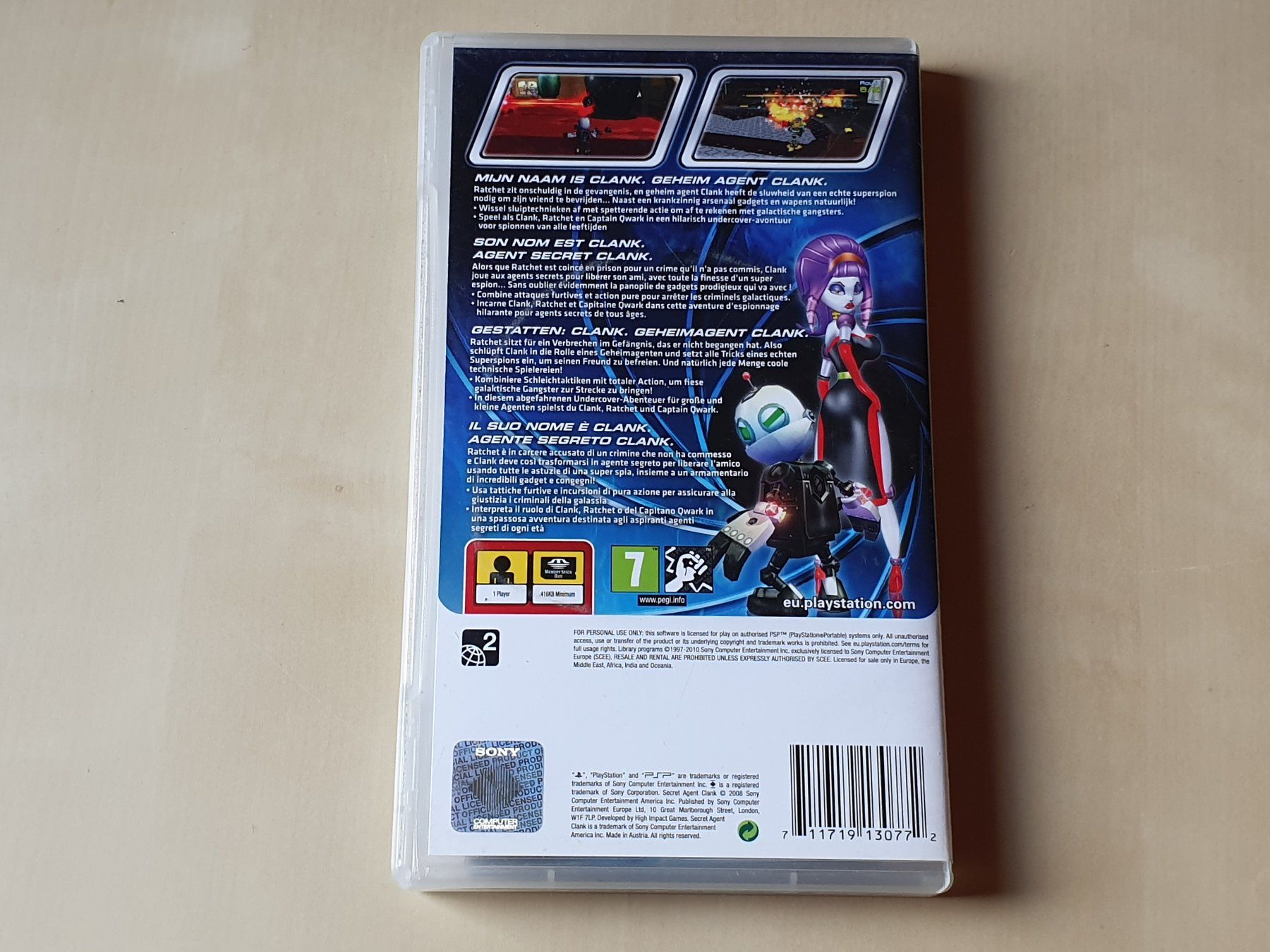 Sony Giochi: Secret Agent Clank – Usato da Stansstad venduto da collectorsshop 1