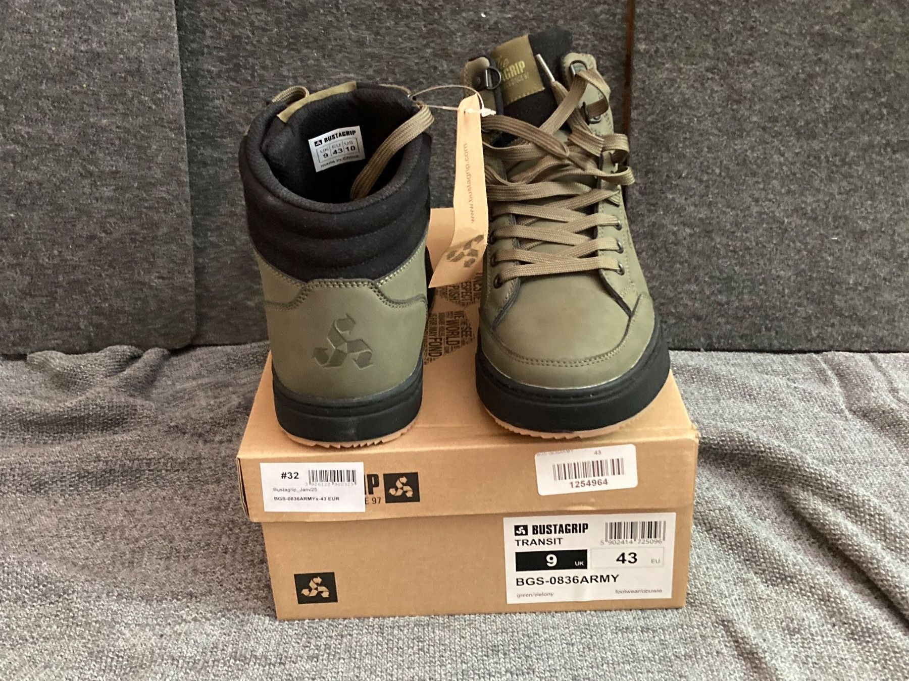 Scarpe da uomo: Bustagrip - Transit - Couleur: Army - Taille: 43 (V) – Nuovo e nell'imballaggio originale da Fribourg venduto da Karushi 3