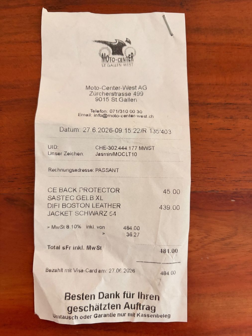 Giacche: Neue Motorrad Echtlederjacke inkl. Protektor – Nuovo (secondo la descrizione) da Bronschhofen venduto da hobbykatz 5