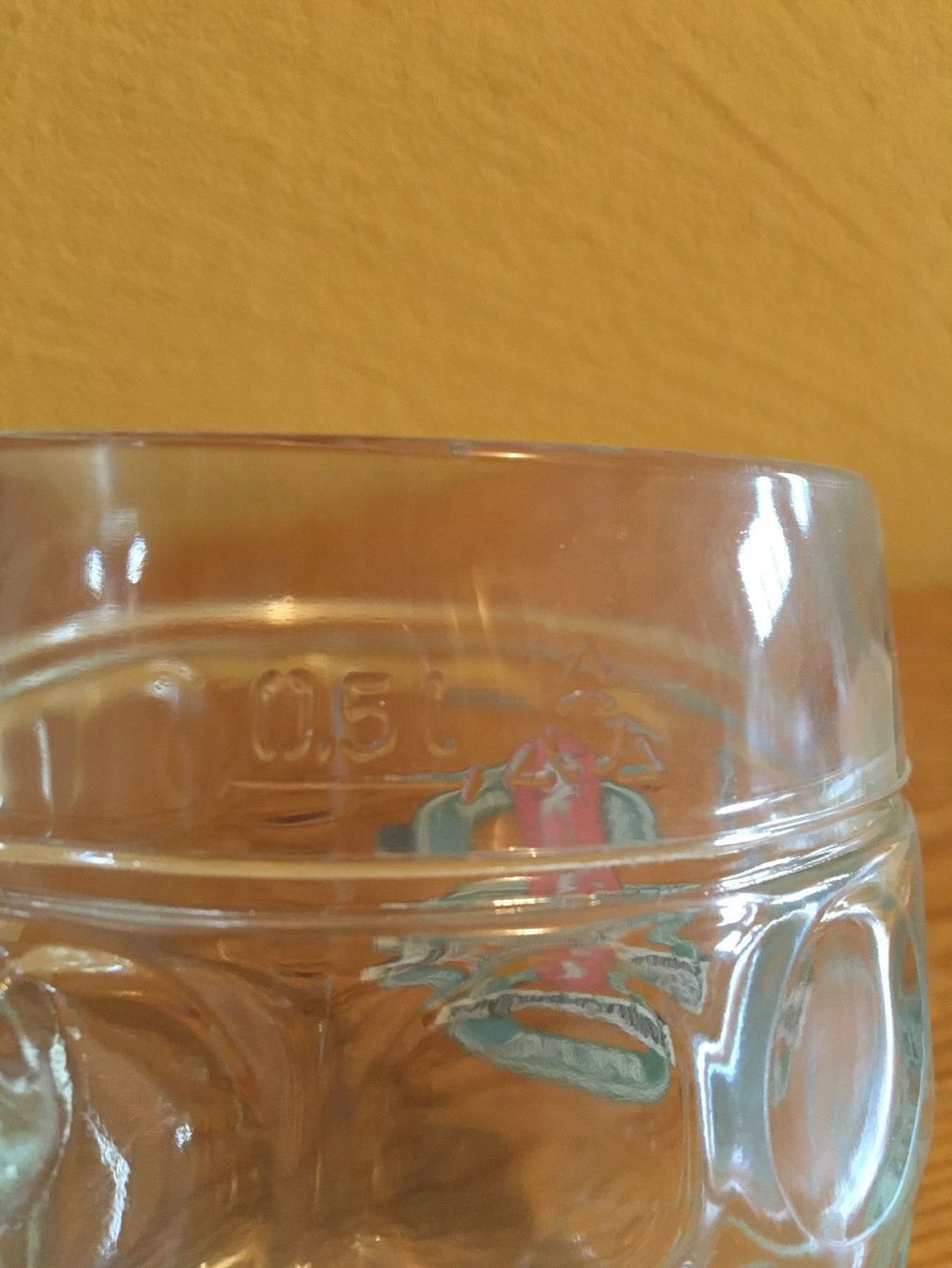 Gläser: Bierkrug Glas Fohrenburger – Gebraucht aus Siebnen von Starlauf 2