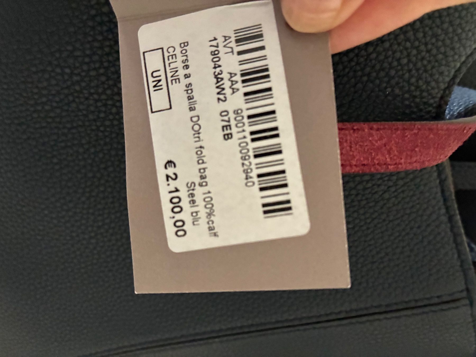 Celine Borse da donna: Celine Tasche Trifold Leder Dunkelblau – Usato da Meilen venduto da coc_q29b 7
