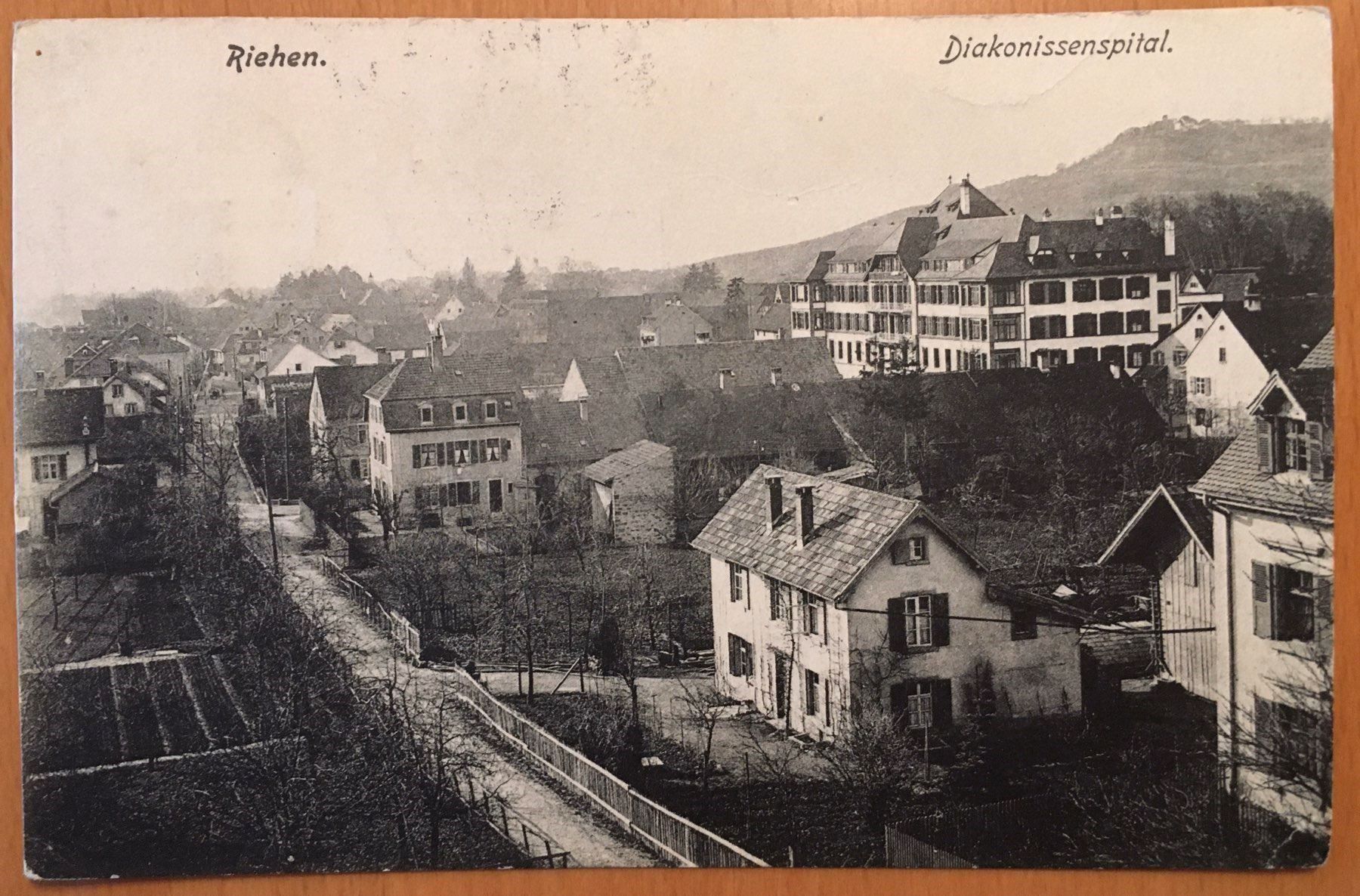 Cartoline postali: Riehen - Diakonissenspital 1911 – Usato da Kreuzlingen venduto da Rschweiz1