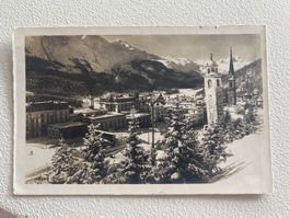 Alte Ansichtskarte St. Moritz Dorf