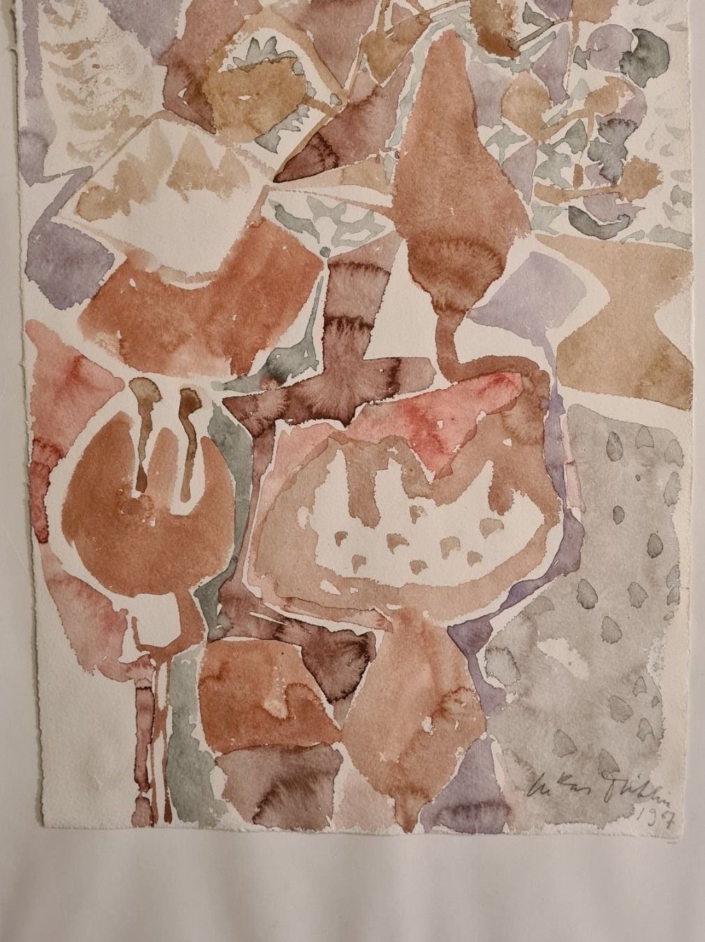 Tableaux: Lukas Düblin, Basel Aquarell sign. 1967 – D'occasion à Emmenbrücke par Kunstankaufverkauf9