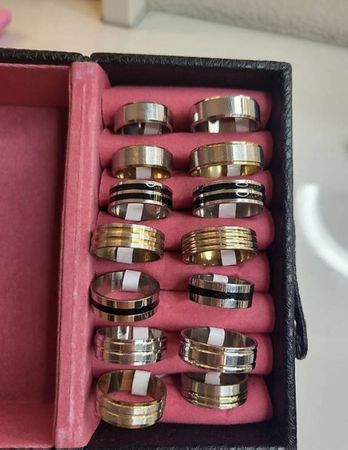 NEUE Edelstahl Ringen