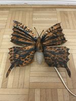 Vintage Schmetterling Wandlampe Kupfer Wandleuchte 50er 60er