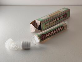 Alte Aspirin Bayer Schweden Apotheke 1930er Mit Inhalt