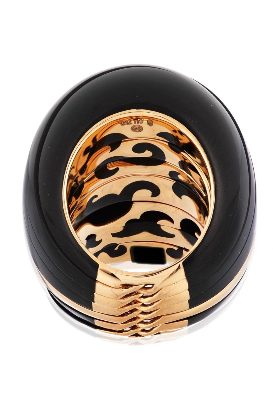 Anelli: De GRISOGONO. Collection "Jiya", bague or rose et carbone – Usato da Renens VD venduto da Diademe.sarl 4