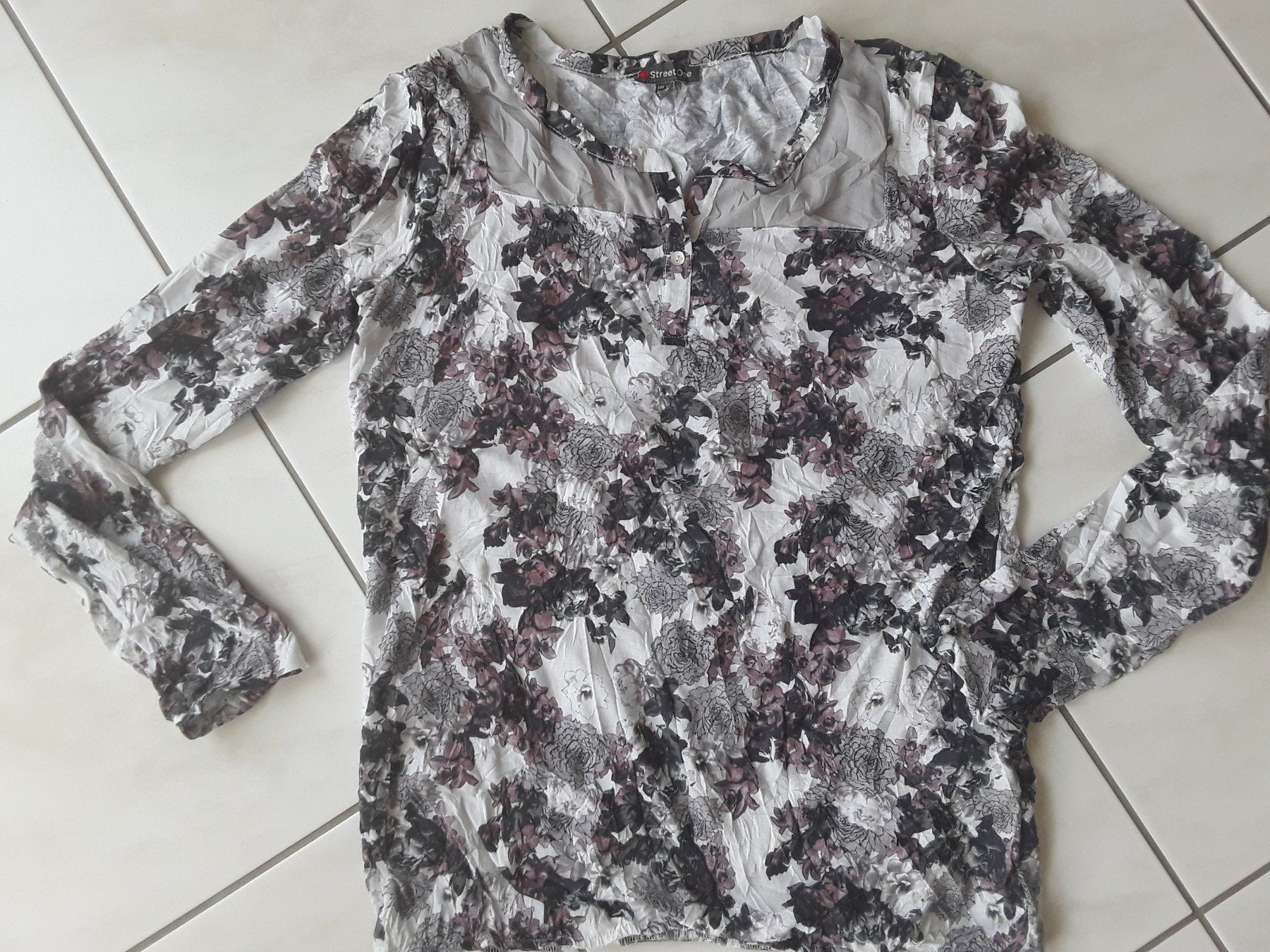 T-shirt: STREET ONE Langarm - Shirt Gr.34 – Nuovo (secondo la descrizione) da Heimberg venduto da Samprof 1