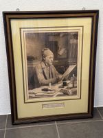 Albert Anker - „Der Herr Gemeindeschreiber“, Bild gerahmt
