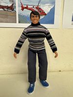 Pilotenpuppe M1:9, Zivilkleidung, neu