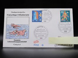 BRD 1970 Freiwillige Hilfsdienste FDC