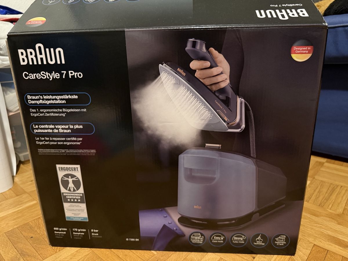 Braun Bügeleisen: Dampfbügelstation – Gebraucht aus berikon von Andy44 2