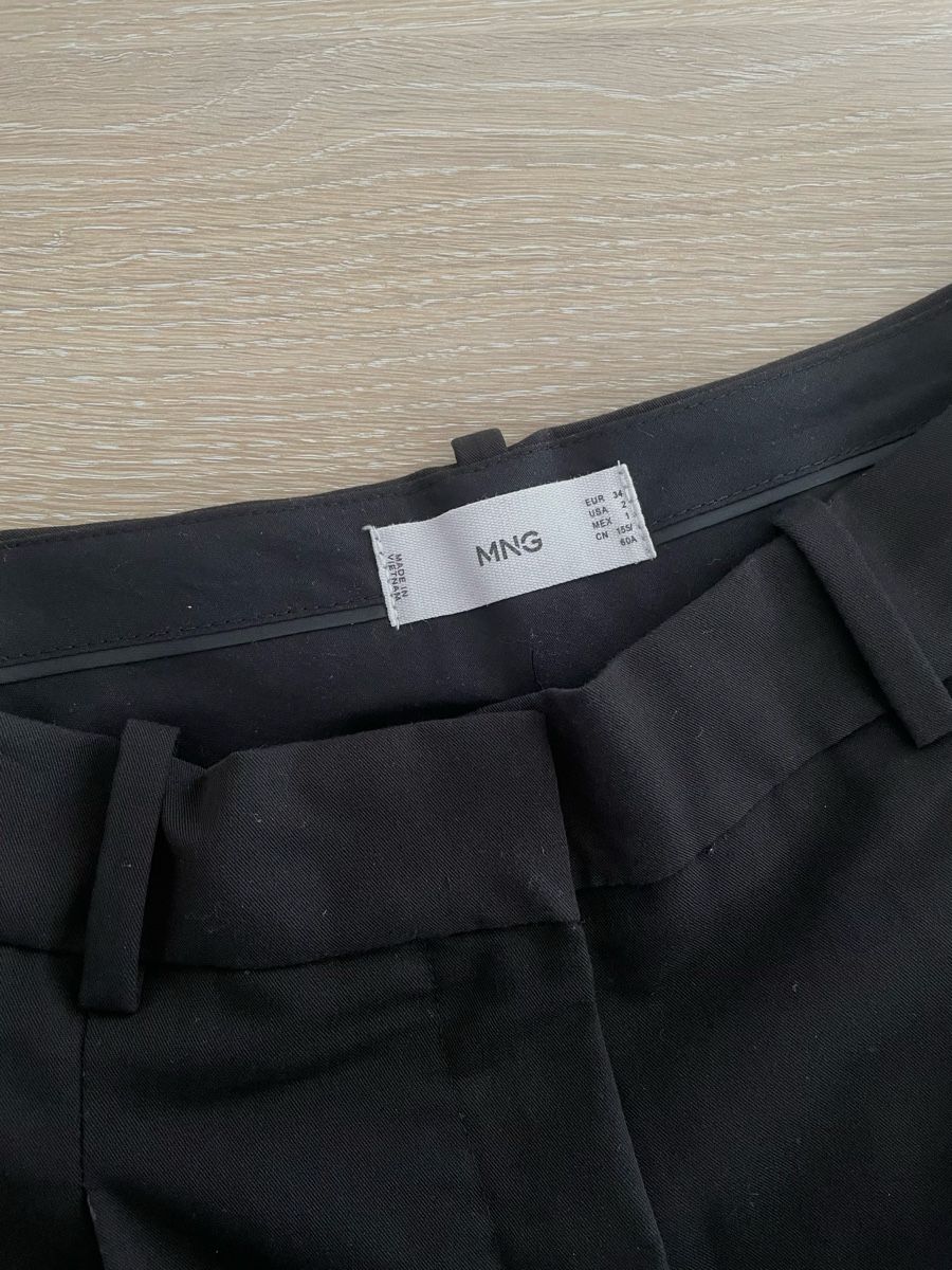 Mango Pantaloni: schwarze Stoffhose – Nuovo (secondo la descrizione) da Hirzel venduto da jan_vqt5 3