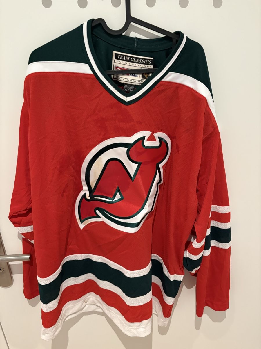 Canottiere & Pantaloni: New Jersey Devils CCM Hockey Jersey Grösse XL – Usato da Aarau venduto da ruedinho