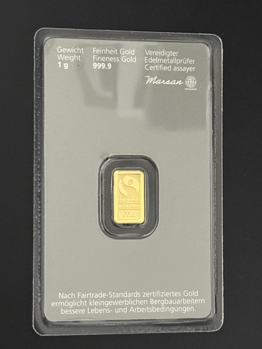 Edelmetalle: Goldbarren 1g Kantonal Bank – Neu und originalverpackt aus Untersiggenthal von byiggy 1