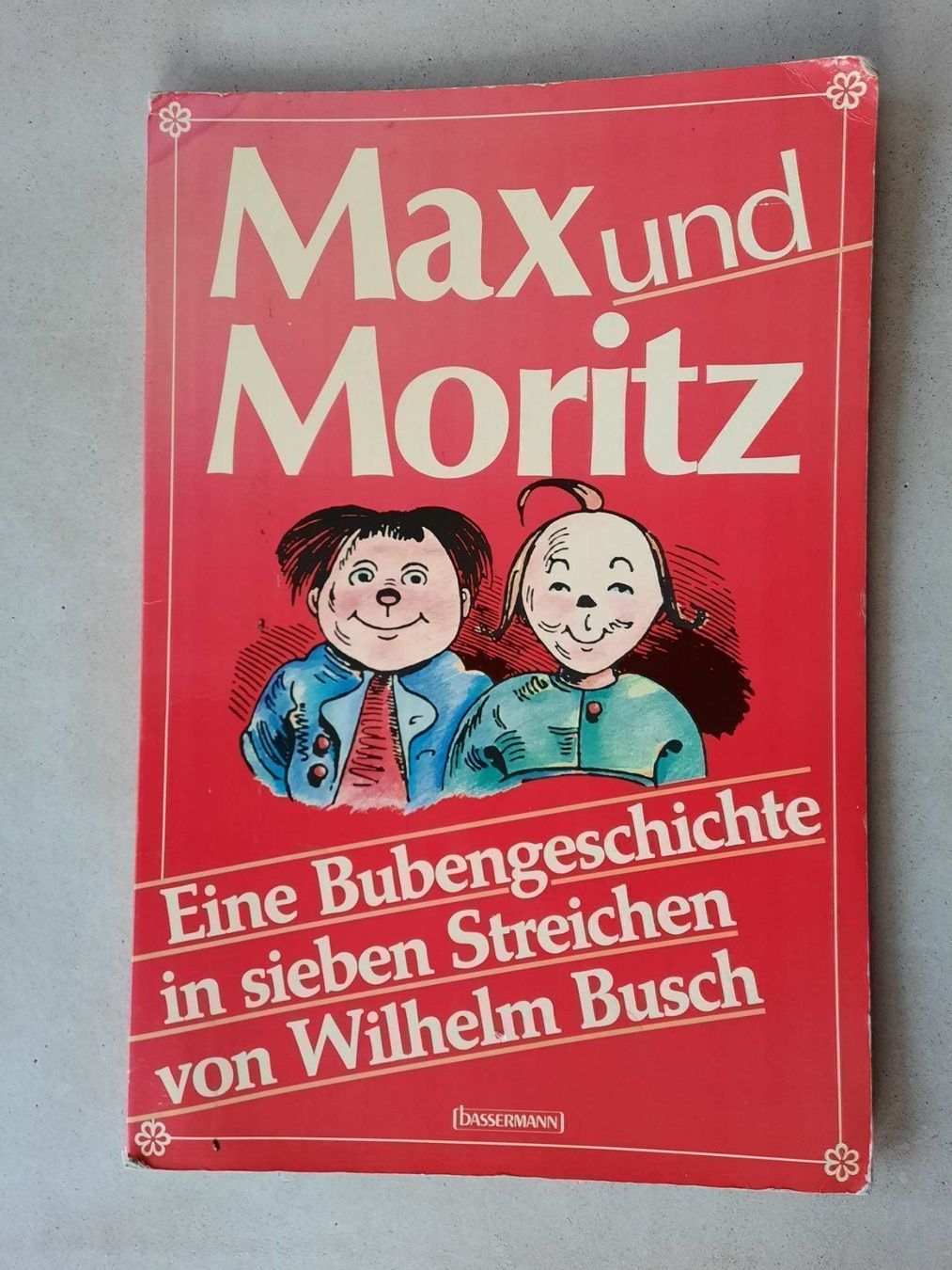 Libri: Riesiges kartoniertes Buch Max Moritz – Usato da Berneck venduto da Hansi_Muenz 1
