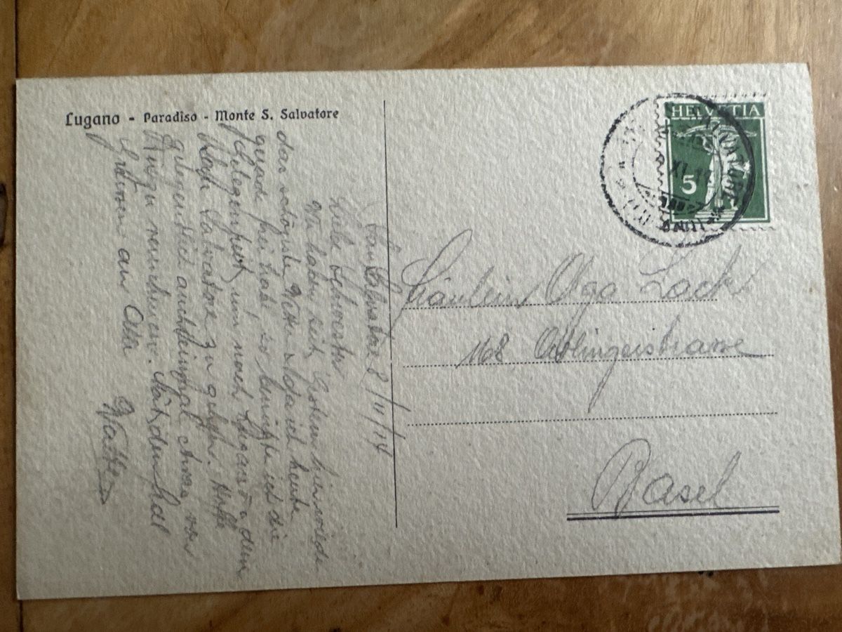 Cartoline postali: Lugano, 1914, top erhalten  – Usato da Frauenfeld venduto da aluma14 3