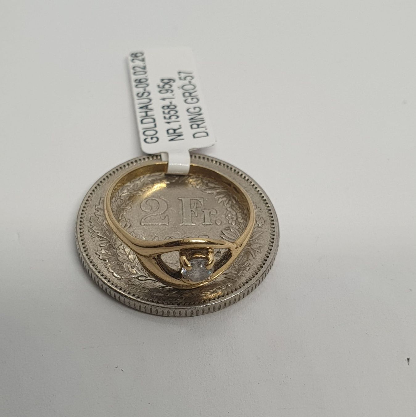 Anelli: Echt 18K Gold Ring – Usato da Luzern venduto da Goldhaus-Luzern 3