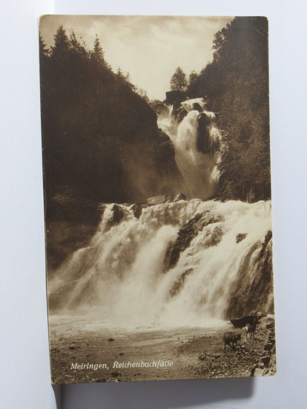 Cartoline postali: Meiringen , Reichenbachfälle – Usato da Grenchen venduto da Bluemchen1900
