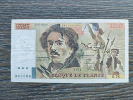 Frankreich 100 Francs 1984 !!!!!!!