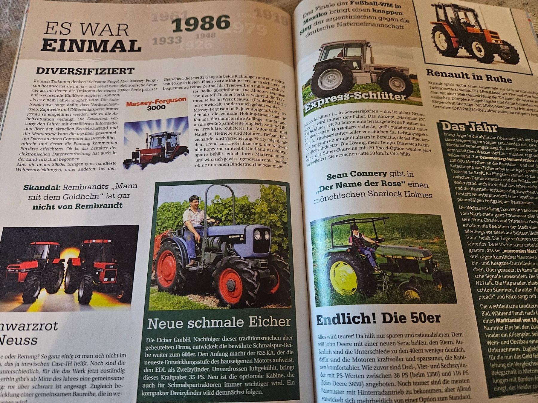 Massey Ferguson Traktoren: Oldtimer Traktor 11/22 Schlüter Steyr 8130 Stock MF Urus xb – Gebraucht aus Flawil von sr1_f6st 8