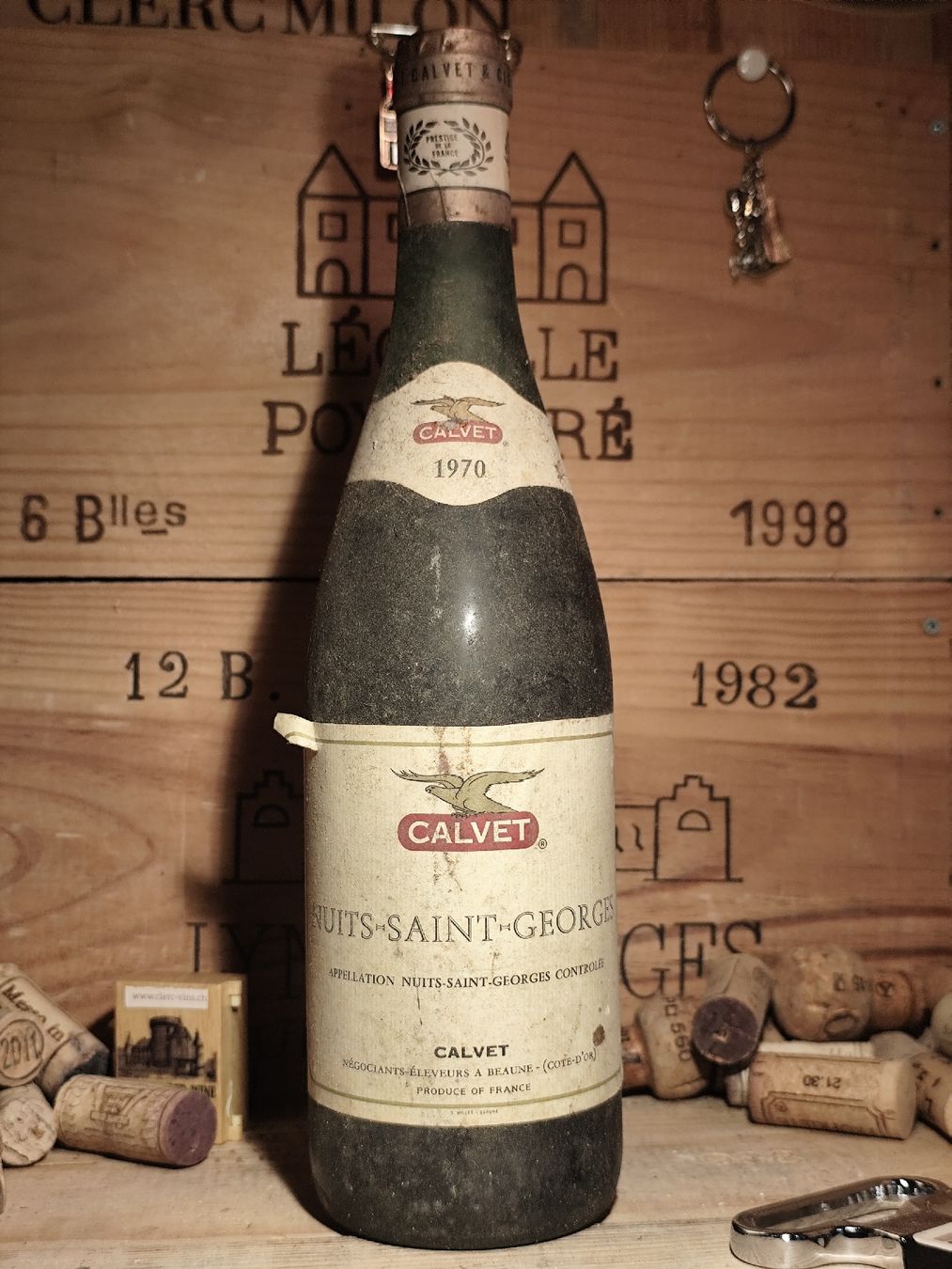 Vino: 1970  Nuits-Saint-Georges Calvet – Nuovo (secondo la descrizione) da Büsserach venduto da Vintage-vins 1