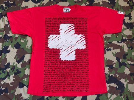 Vintage 90s T-Shirt Michel Jordi Switzerland Sz M