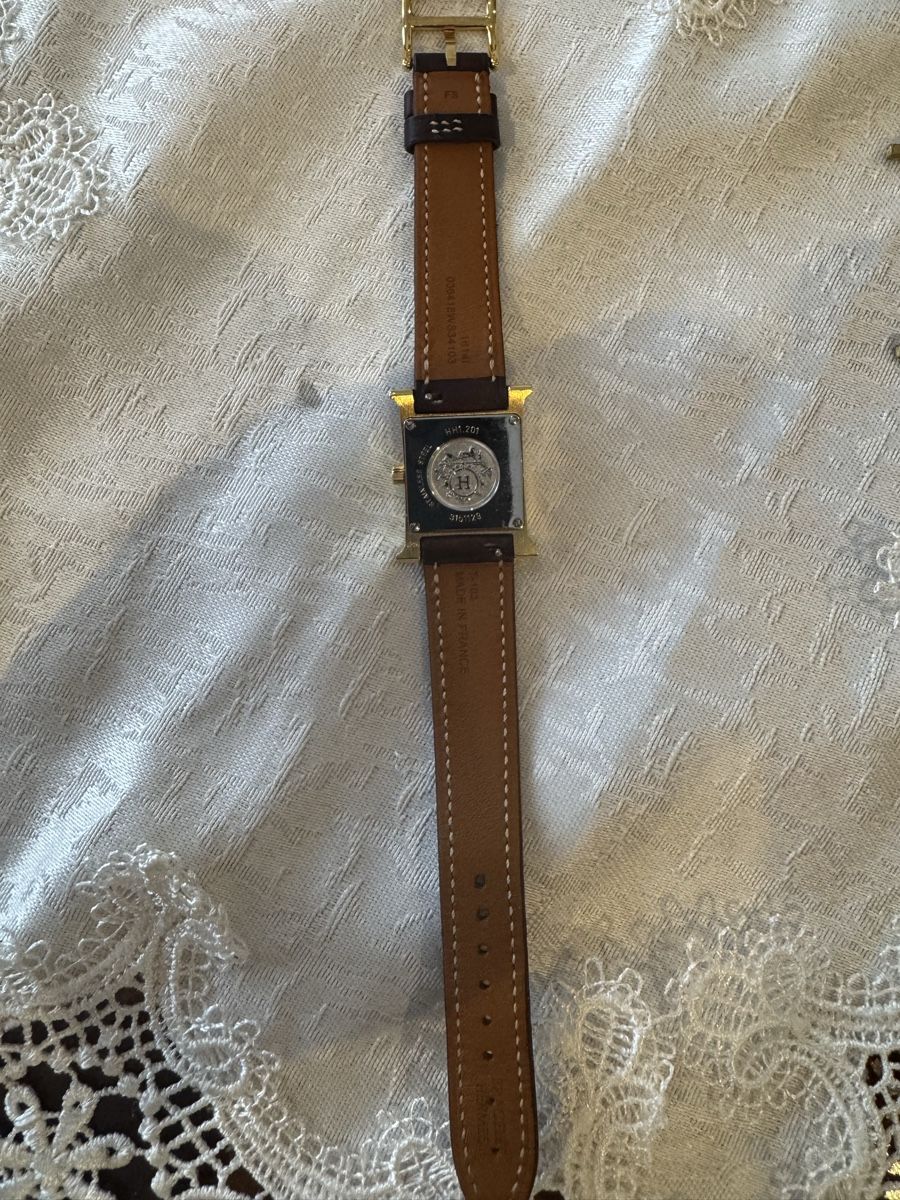 Montre Hermès Heure H modèle HH1.201 avec bracelet cuir (Gebraucht) in ...