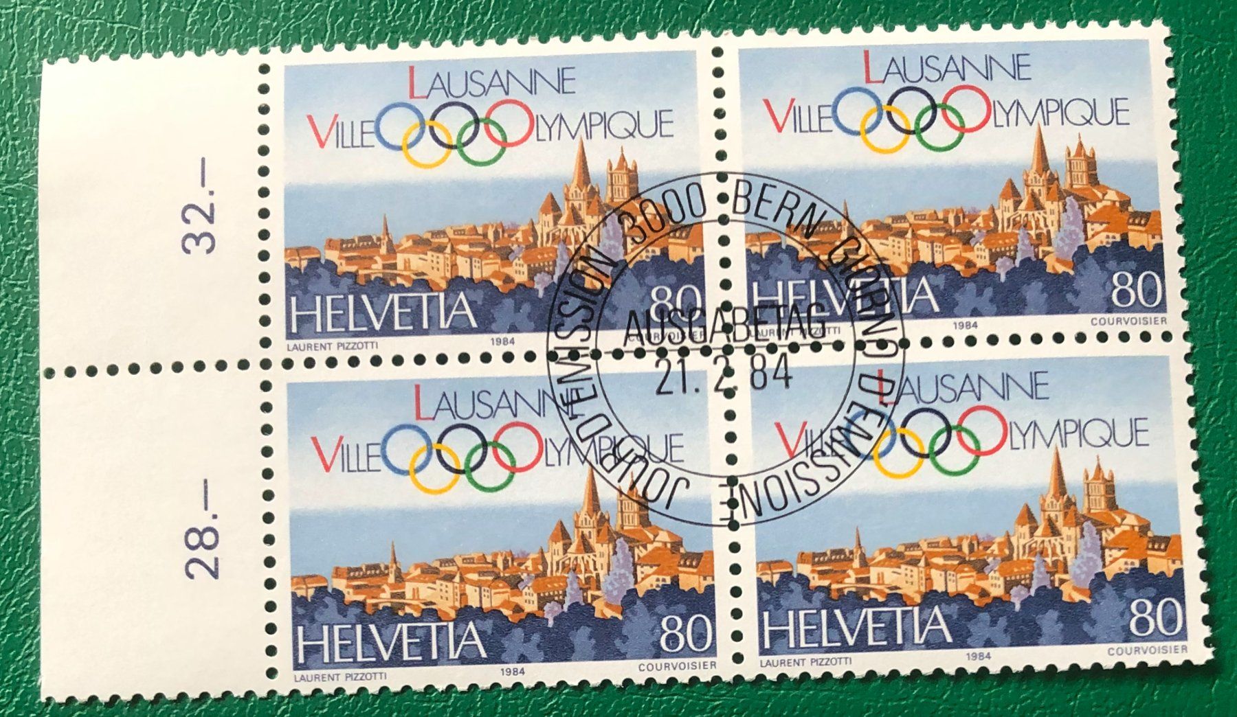 Tutti i francobolli: 4 er Block Nr. 707 mit Stempel Bern – Usato da Aarau venduto da Billa007