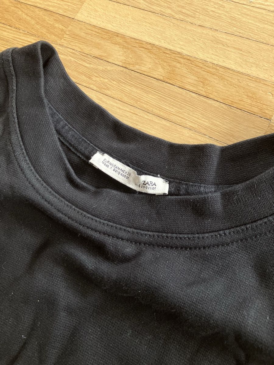 Zara Maglioni & Felpe: Schwarzes ZARA Langarmshirt Gr. M – Usato da Winterthur venduto da Streisel 1