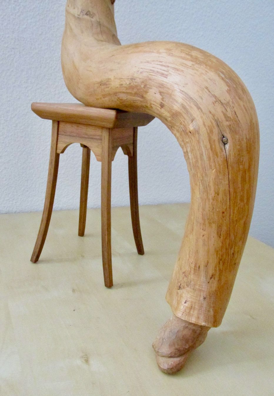 Statuette: handgeschnitzte Figur aus Holz – Usato da Winterthur venduto da mat_q5d5 8