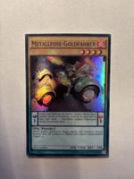 Metallfose-Goldfahrer Yu-Gi-Oh Karte guter Zustand