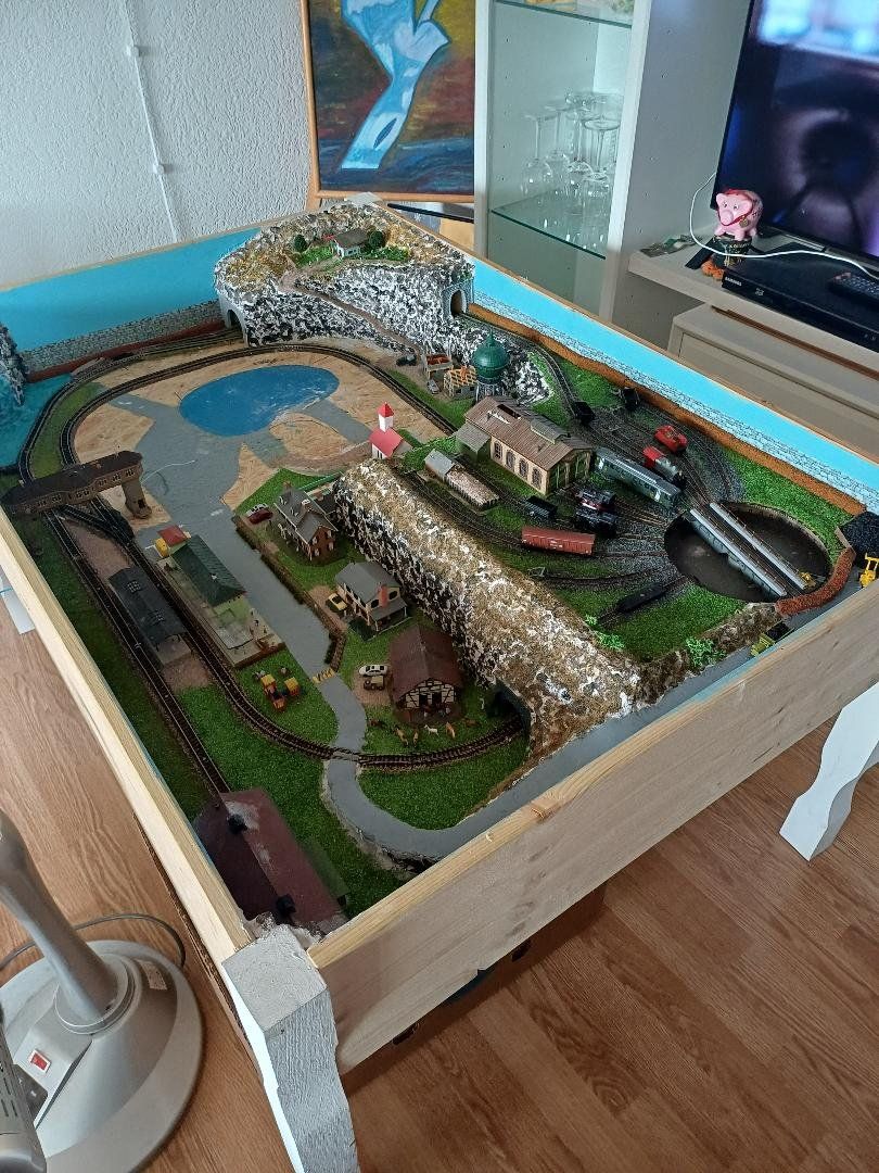 Modellini di ferrovie: maquette train N à finir – Usato da Pâquier-Montbarry venduto da PaulT 1