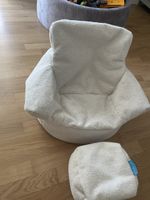 Kindersessel Boucle weiss