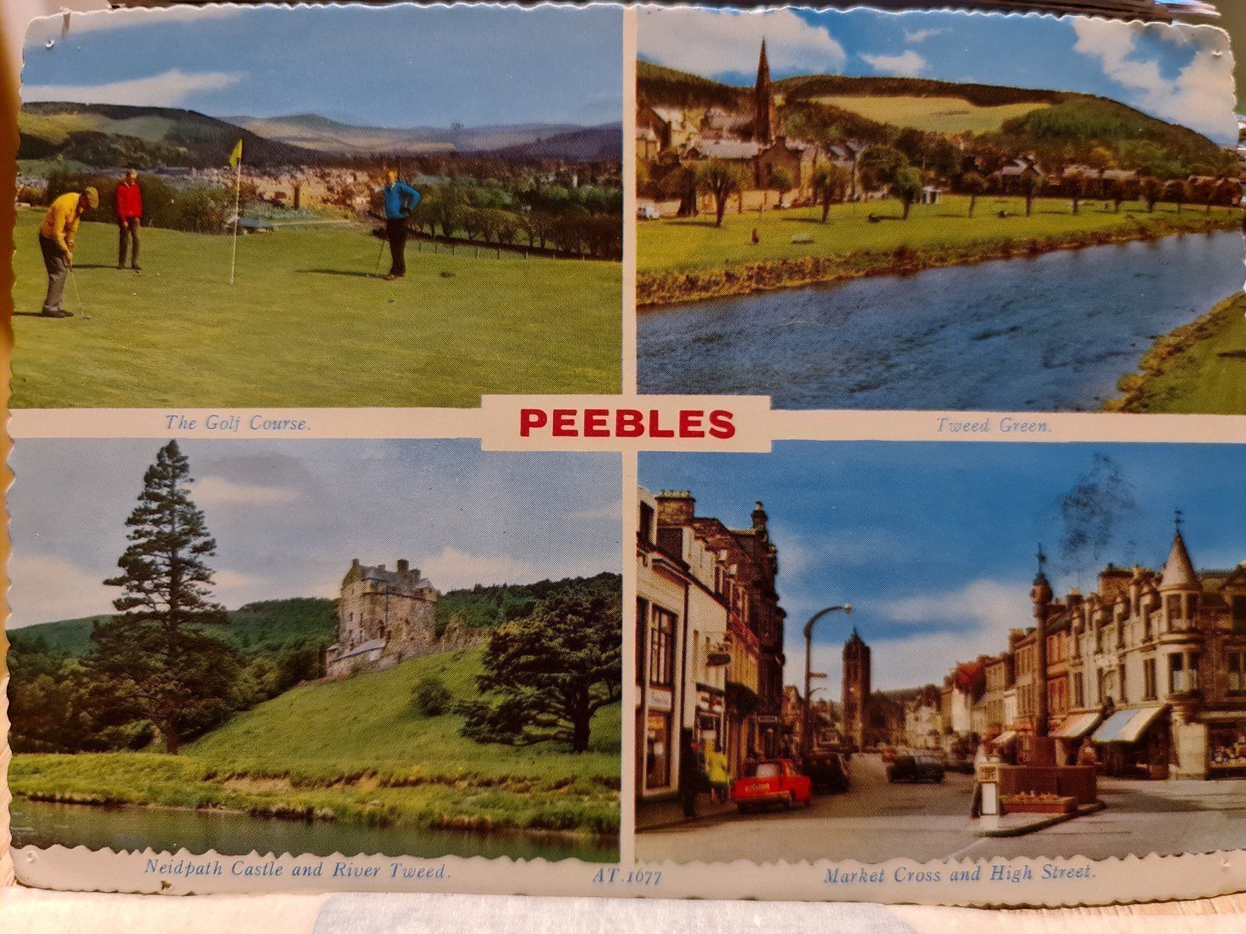 Cartoline postali: Ansichtskarte Peebles 1970 – Usato da Dintikon venduto da Vexi